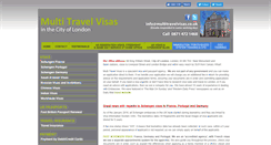 Desktop Screenshot of multitravelvisas.co.uk